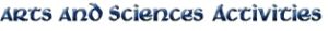arts and sciences activites